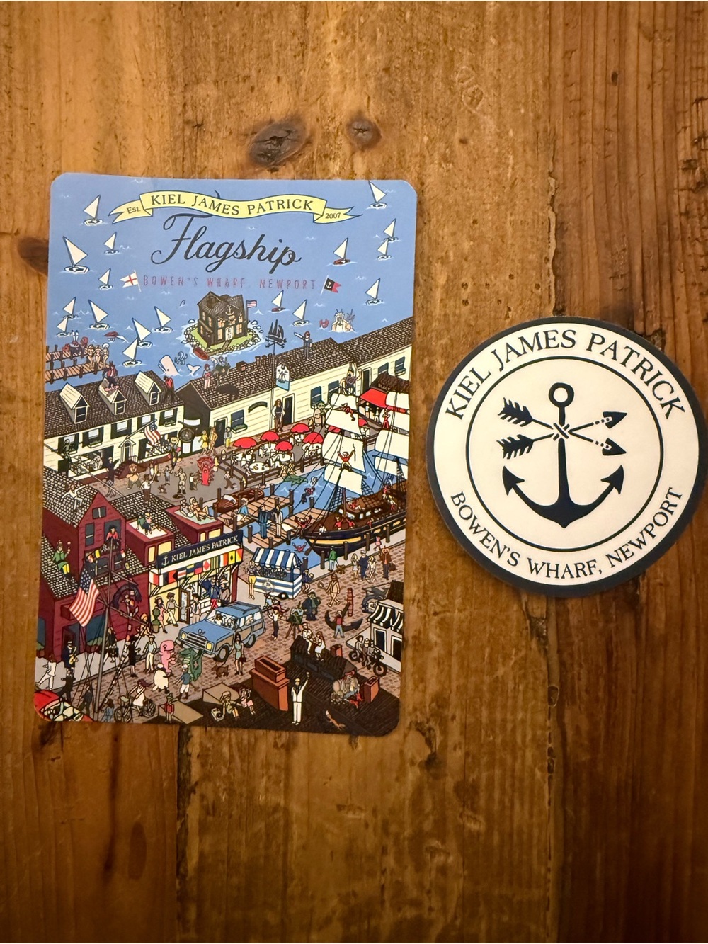 Kiel James Patrick Flasgship Store Post Card & Sticker